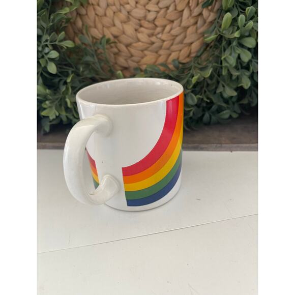 Vintage FTDA rainbow coffee mug 12oz - Picture 2 of 4